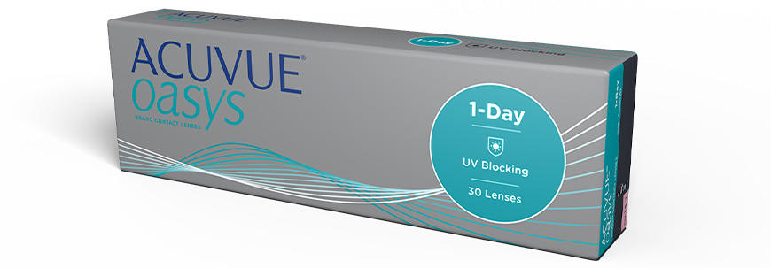 1-Day ACUVUE® oasys with hydralux™ technology™